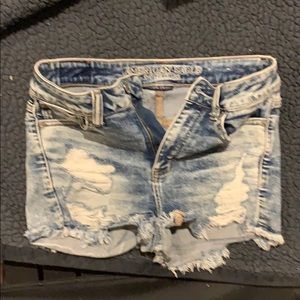 Denim shorts
